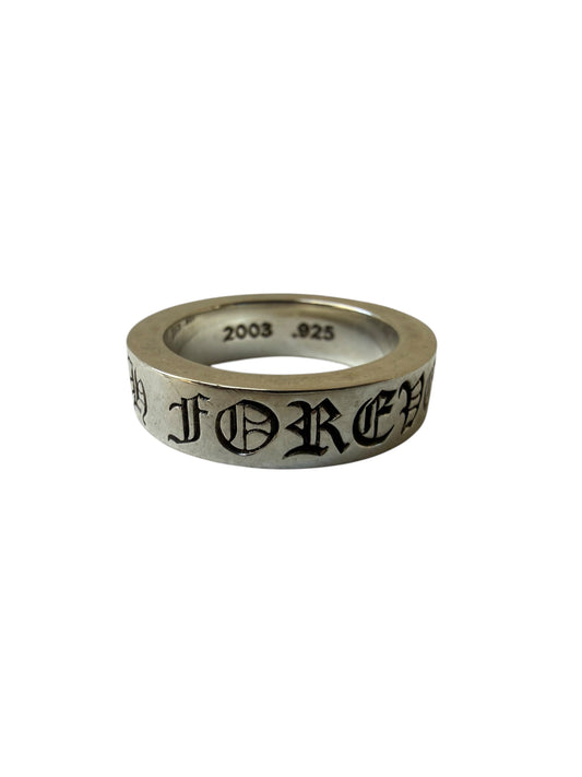 Chrome Hearts Silver Forever Spacer Ring