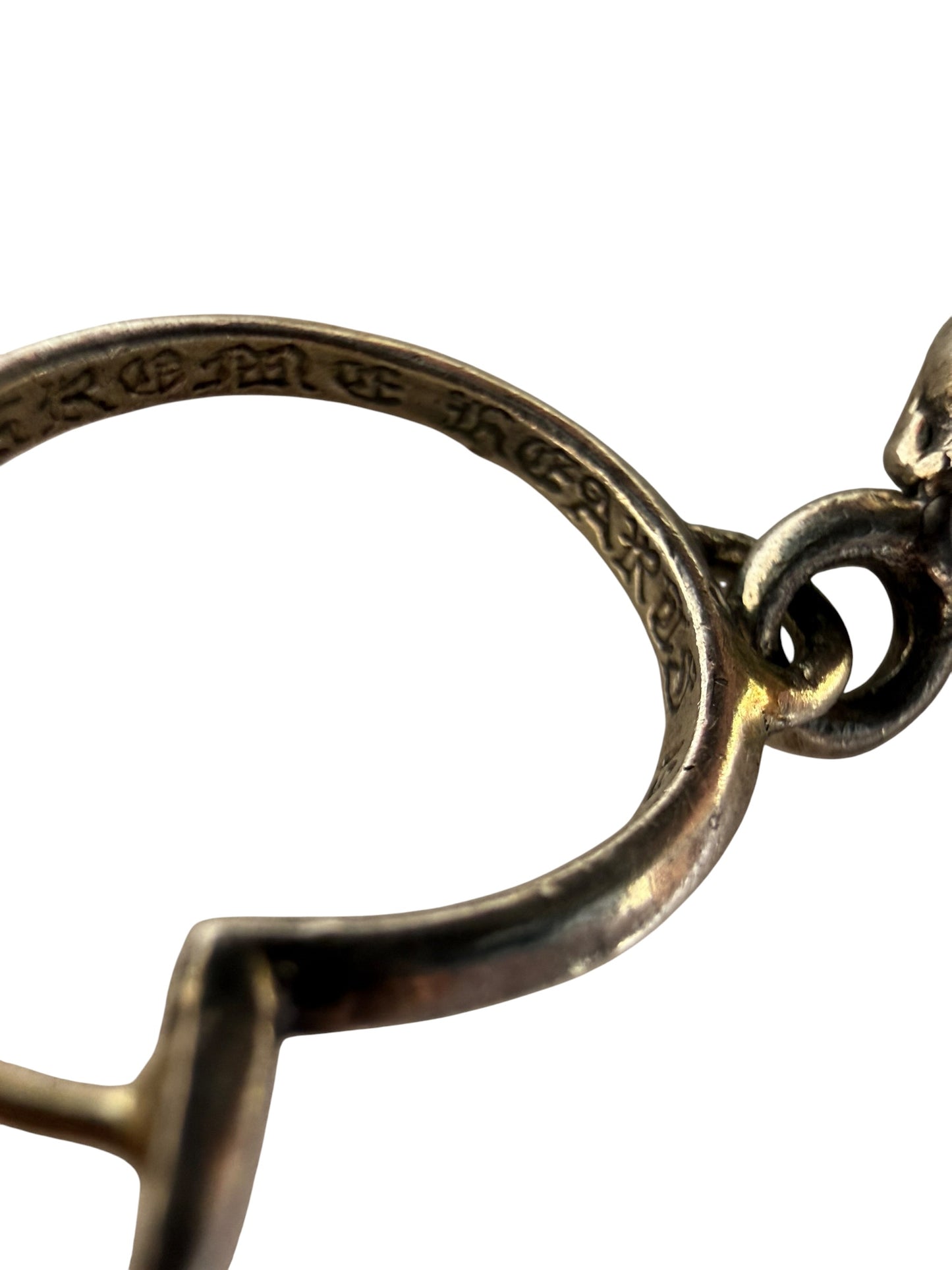 Chrome Hearts Dagger Hoop Silver Earring