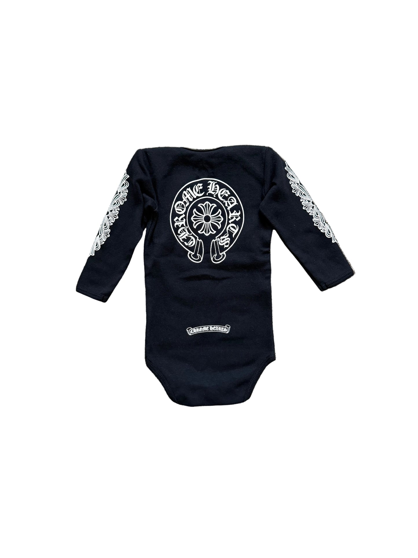 Chrome Hearts Horseshoe Floral Onesie