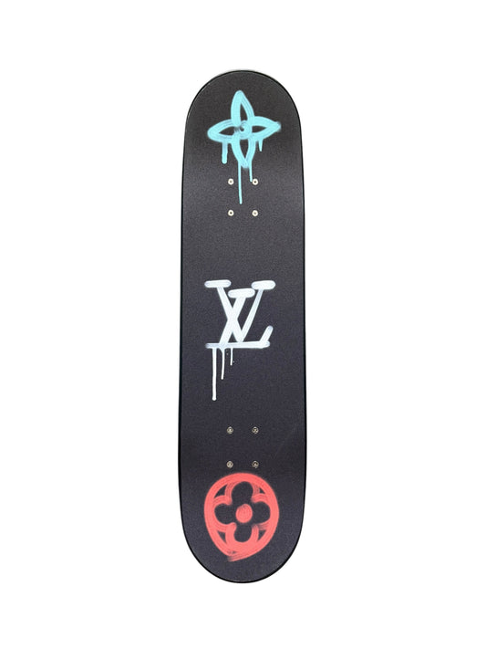 Louis Vuitton Graffiti Monogram Skateboard