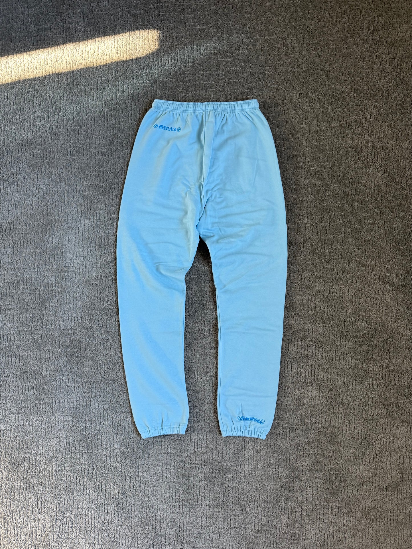 Chrome Hearts Vine Dagger Art Basel Sweatpants Blue