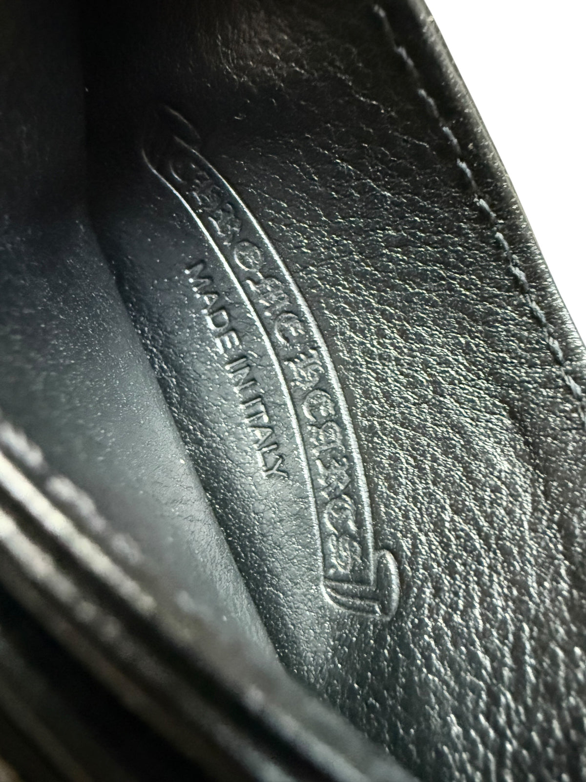 Chrome Hearts Dagger Leather Cardholder