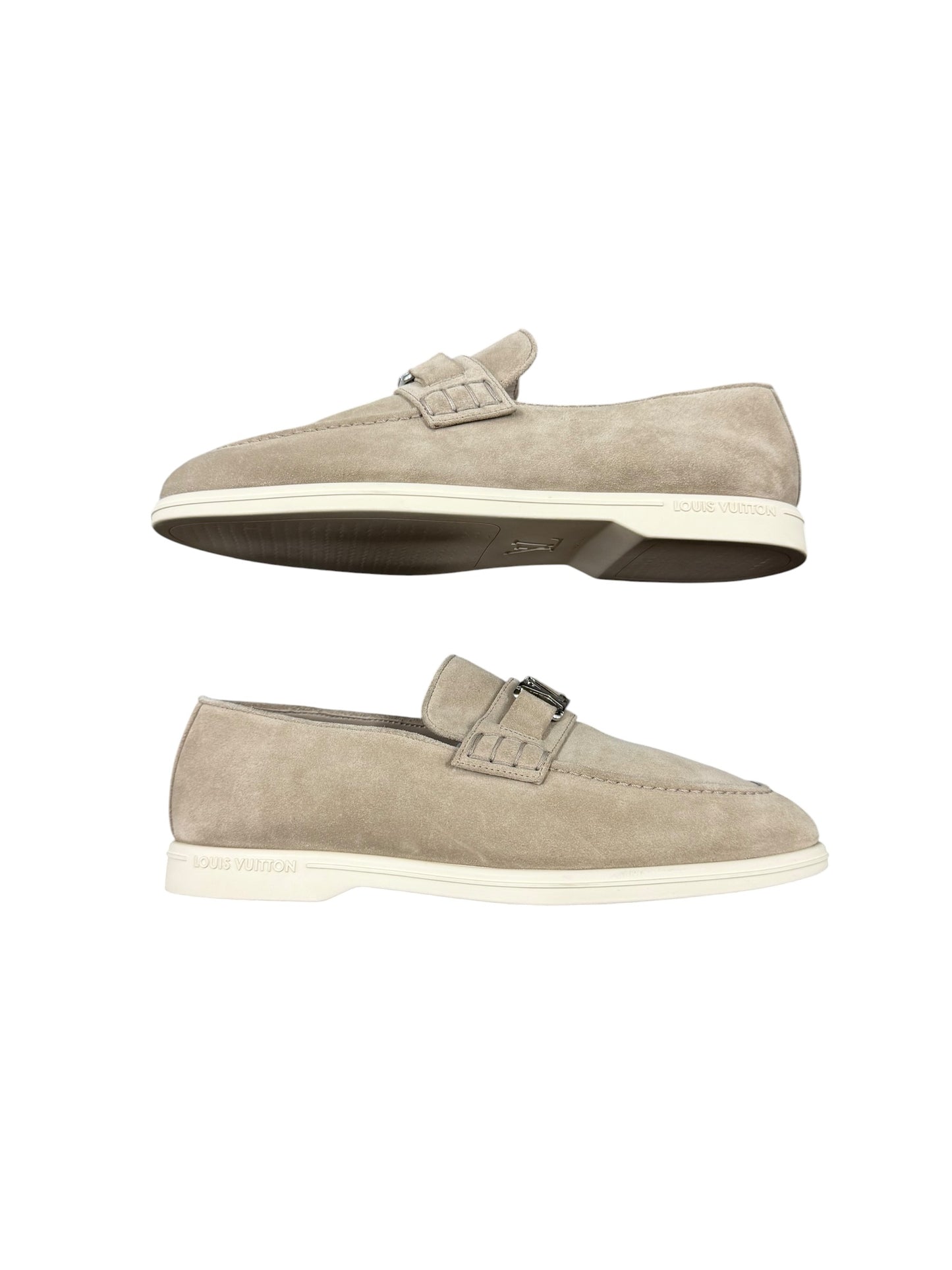 Louis Vuitton Resort Suede Loafer Tan
