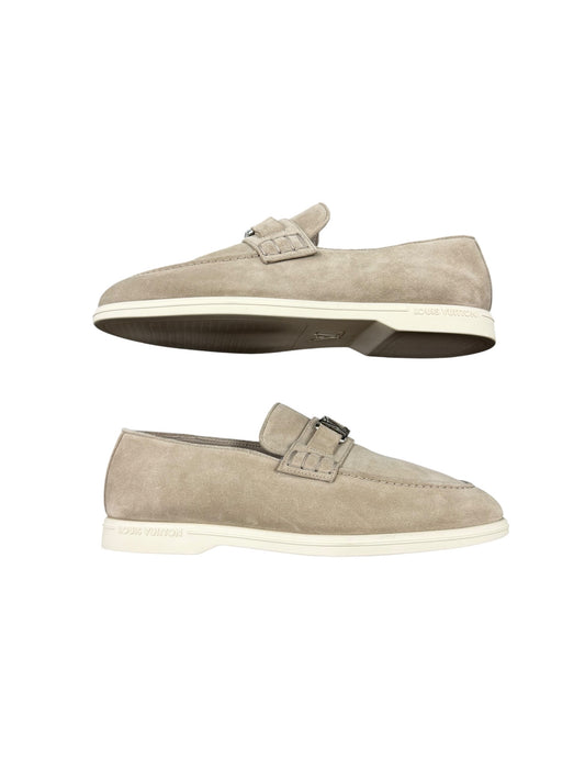 Louis Vuitton Resort Suede Loafer Tan