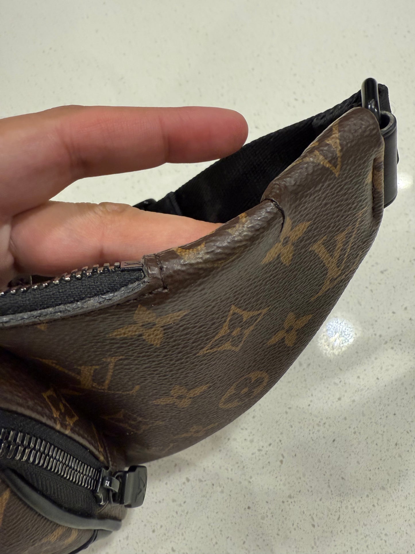 Louis Vuitton Discover Monogram Bum Bag Brown