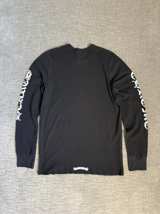 Chrome Hearts Scroll Thermal LS T-Shirt Black