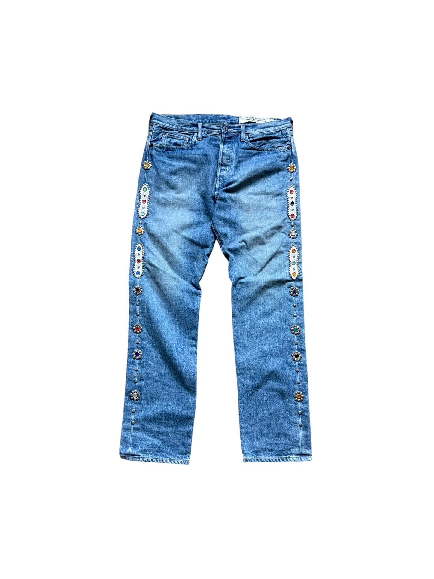 Kapital Beaded Crystal Denim