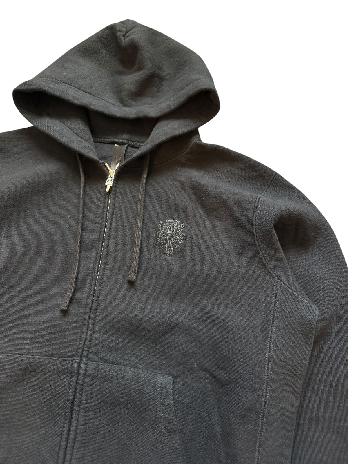 Chrome Hearts Kingfish Embroidered Zip Up Hoodie