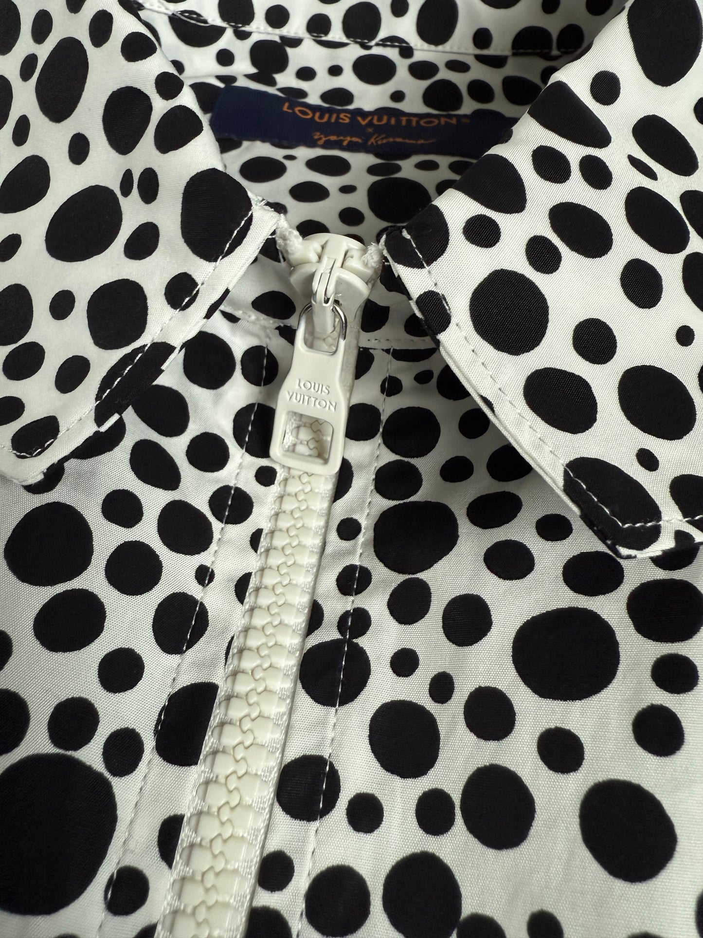 Louis Vuitton Yayoi Kusama Polka Dot Zip Up Shirt