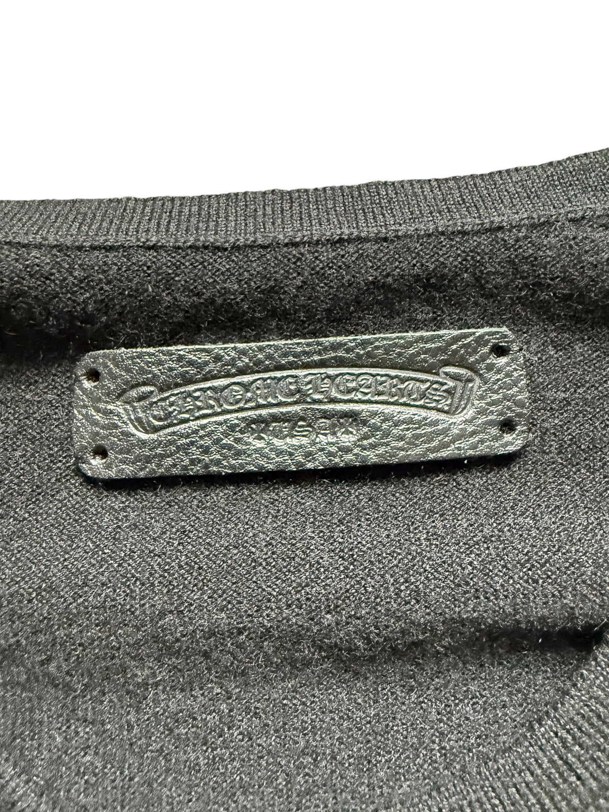 Chrome Hearts Cashmere Jacquard Cross Sweater