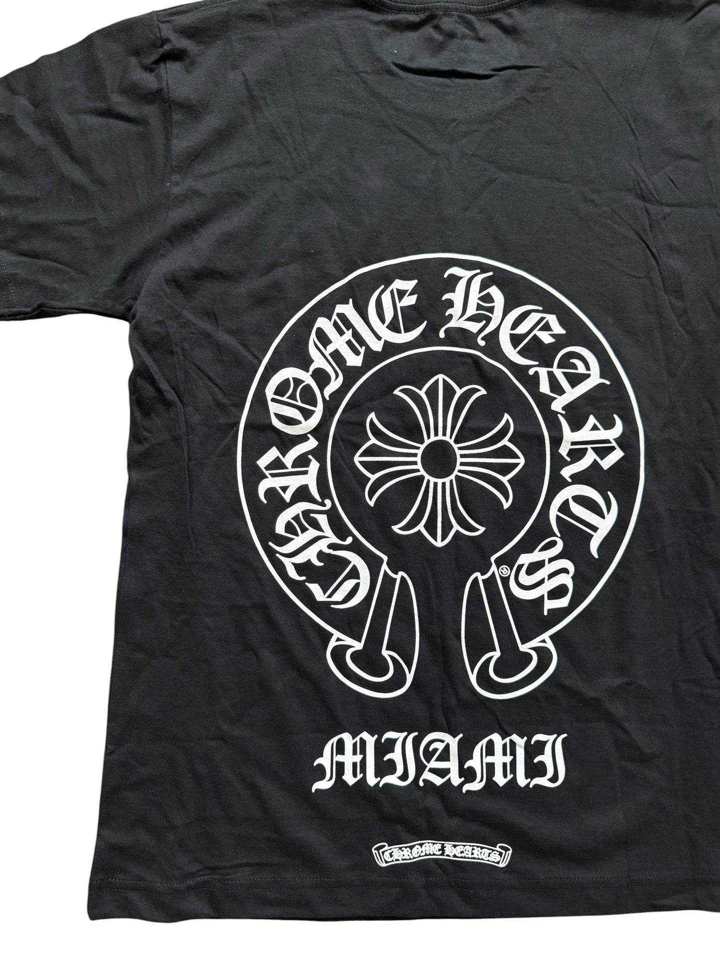 Chrome Hearts Miami Horseshoe Short Sleeve T-Shirt