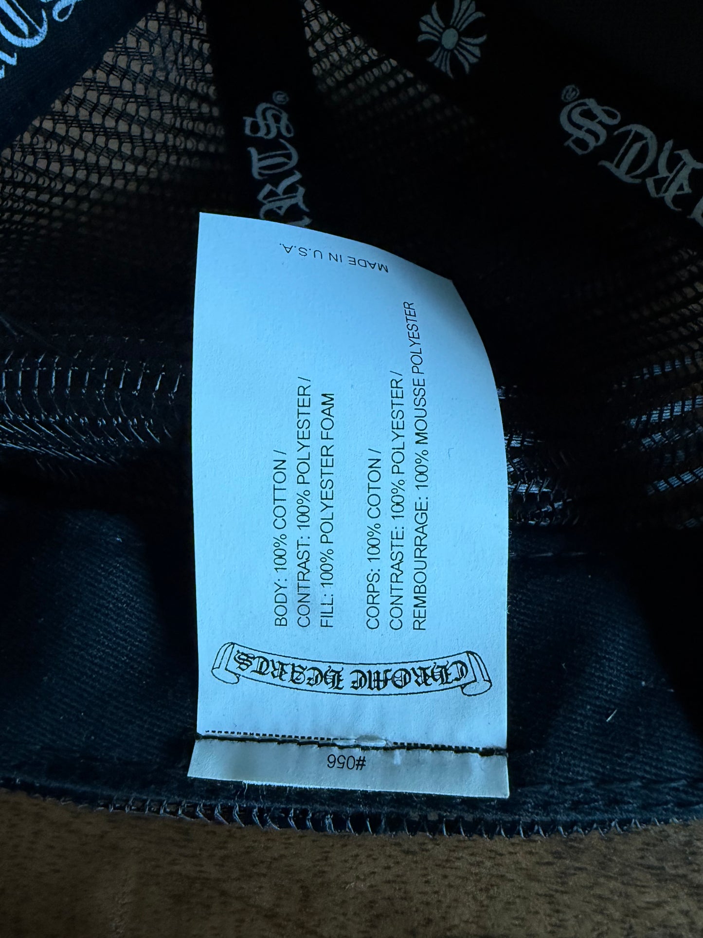 Chrome Hearts Las Vegas Trucker Black