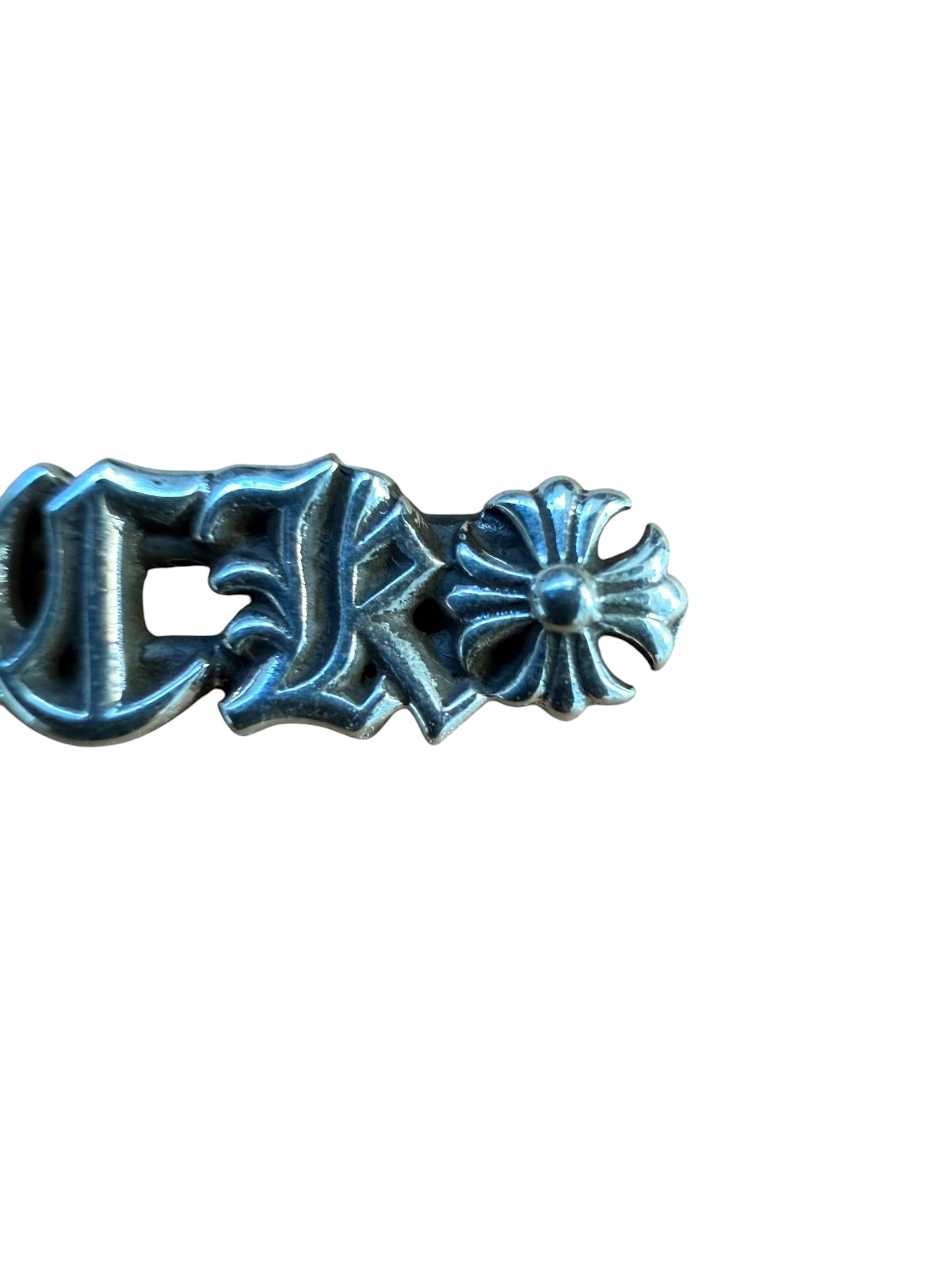 Chrome Hearts Fuck Plus Cross Silver Pin