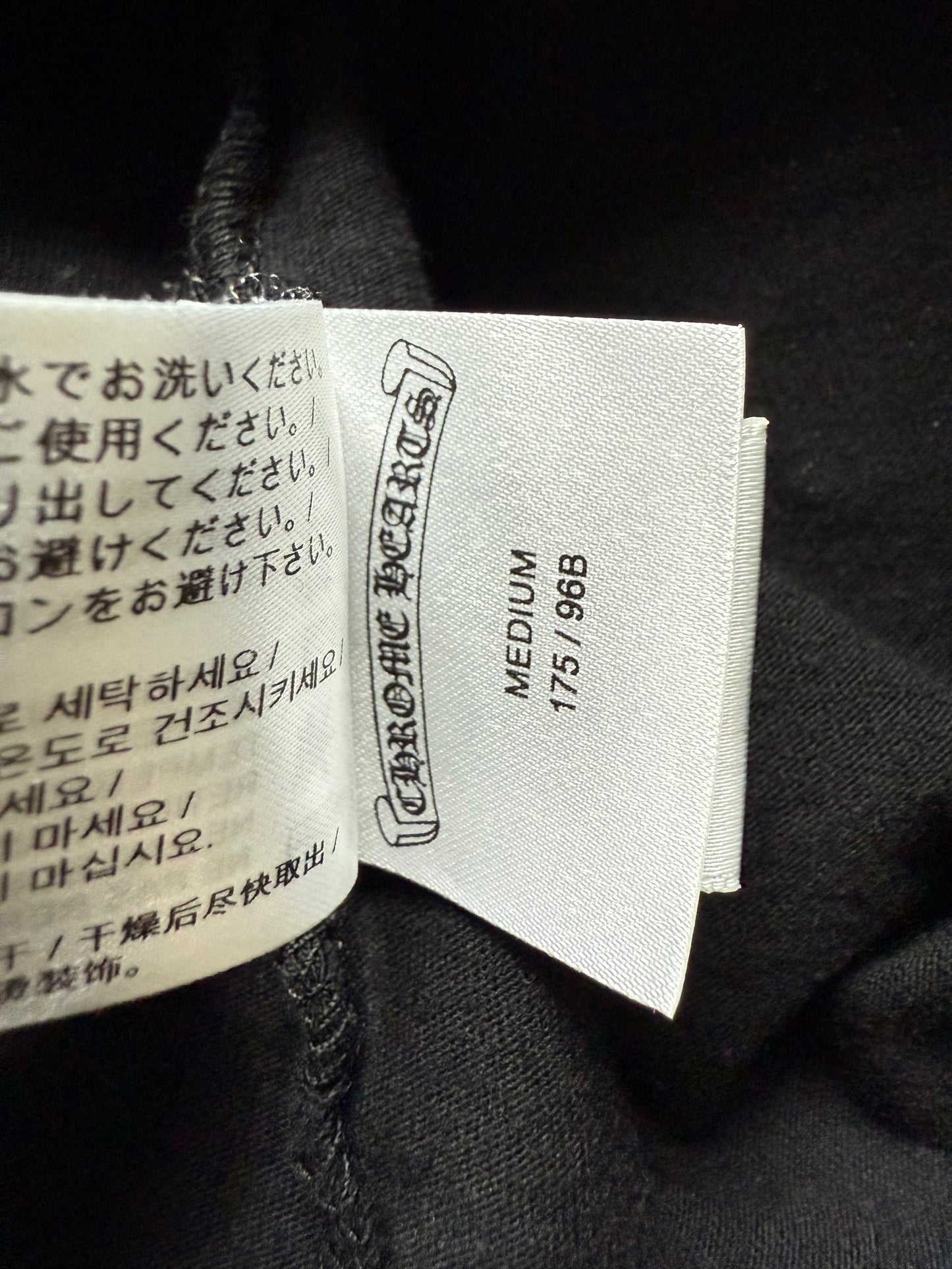 Chrome Hearts Staff Horseshoe LS T-Shirt Black Orange Blue