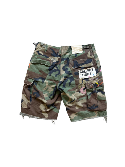 Gallery Dept Camo Cargo G Patch Shorts