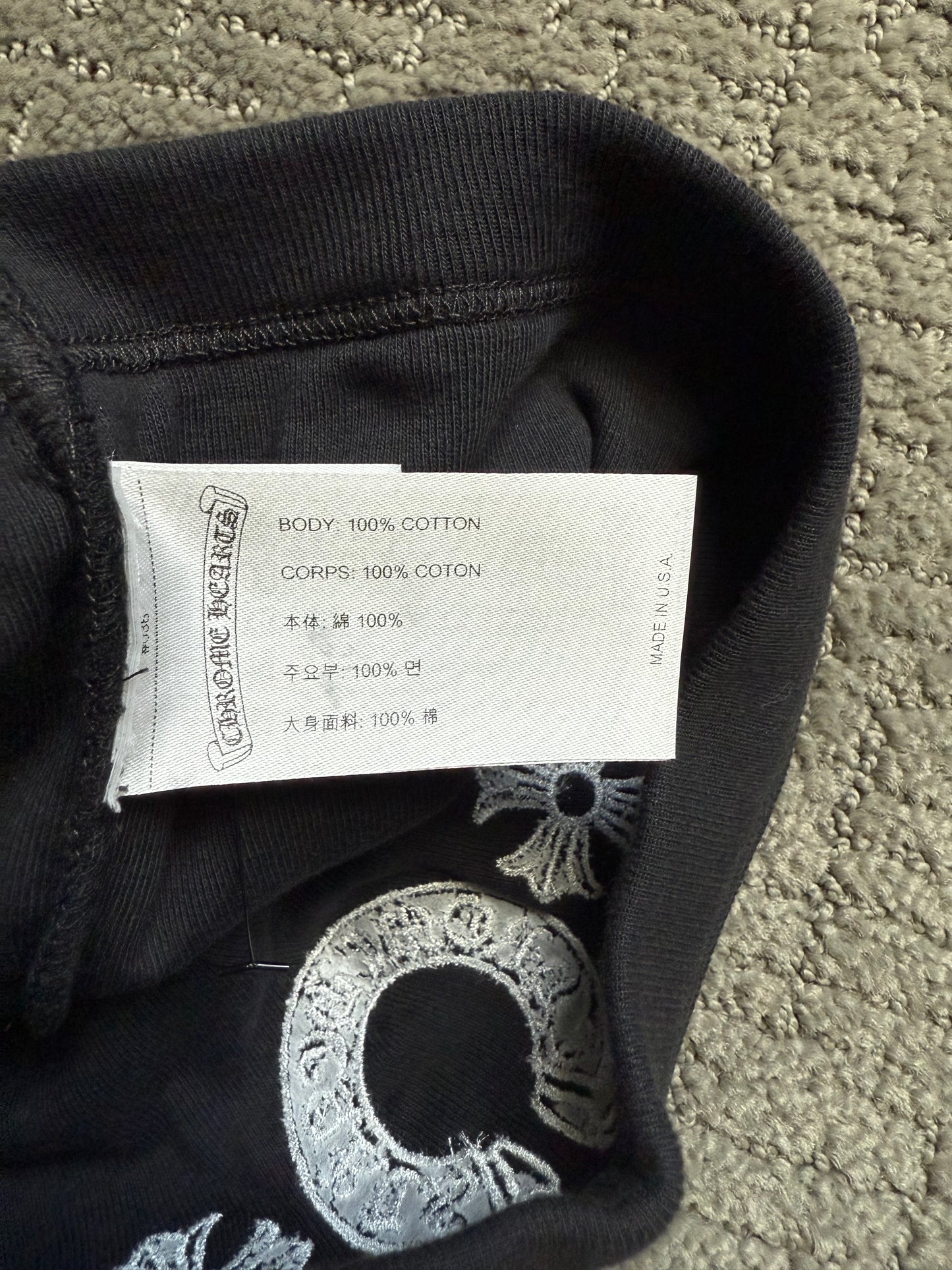 Chrome Hearts Horseshoe Thermal Skull Cap Black