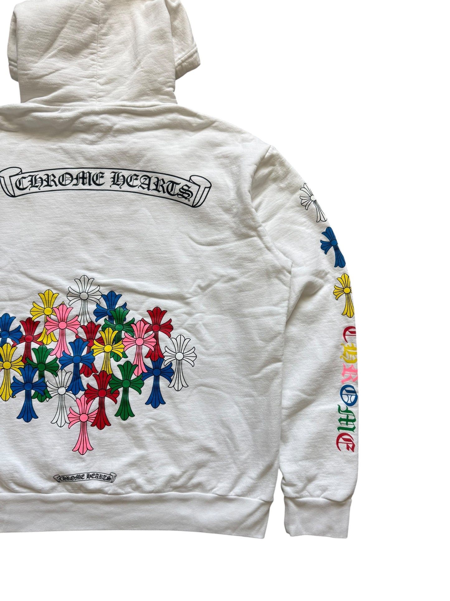 Chrome Hearts Multicolor Cross Scroll Pullover Hoodie