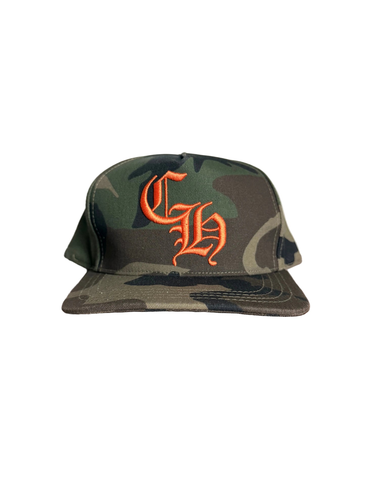 Chrome Hearts CH Logo Snapback Hat Camo