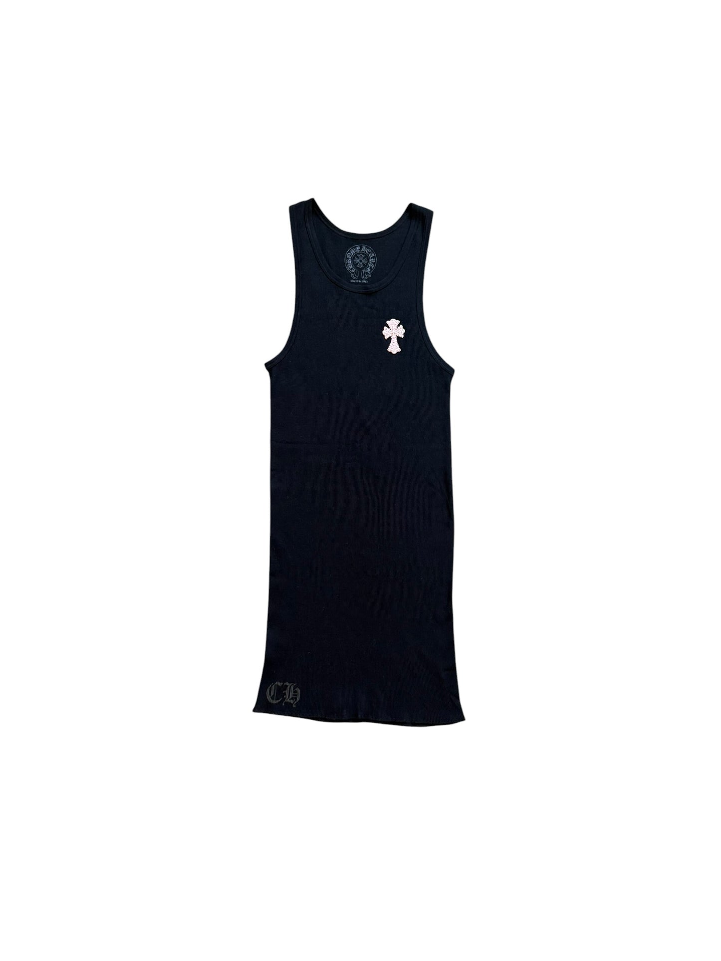 Chrome Hearts Crystal Cross Tank Top