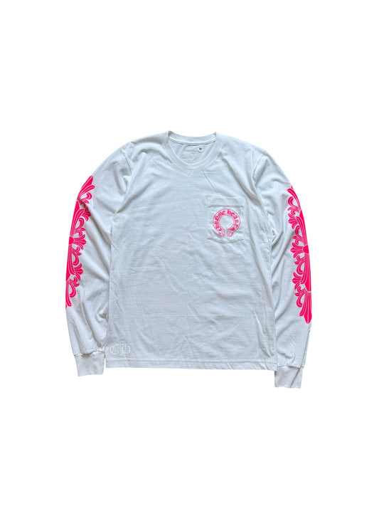 Chrome Hearts Horseshoe Floral Long Sleeve