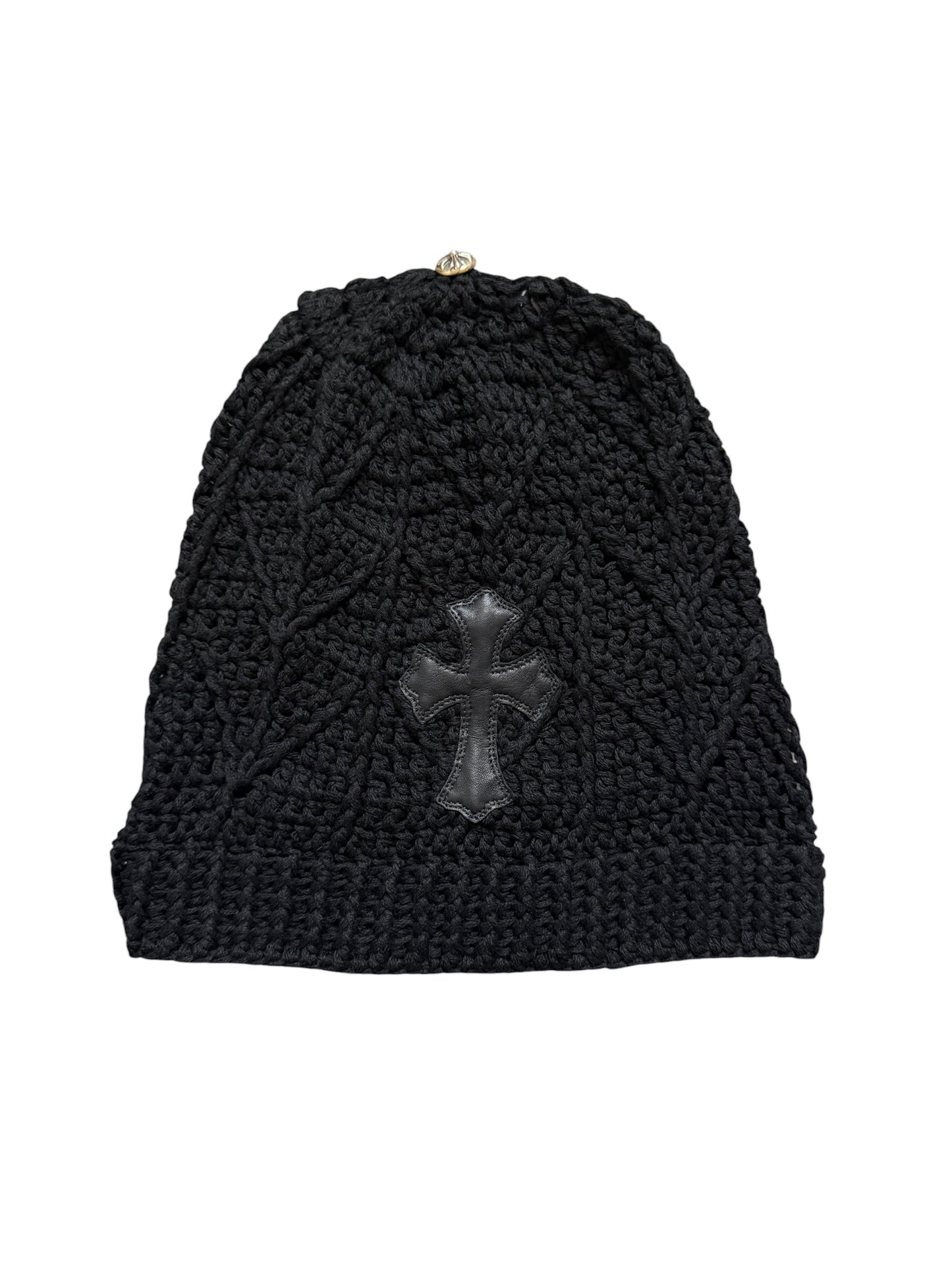 Chrome Hearts Cross Patch Cashmere Knit Beanie