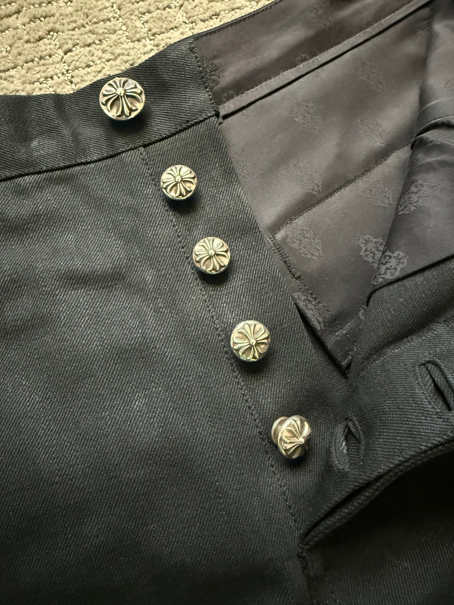 Chrome Hearts Street Sweeper Baggy Denim