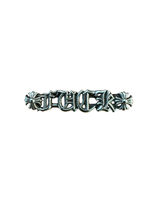 Chrome Hearts Fuck Plus Cross Silver Pin