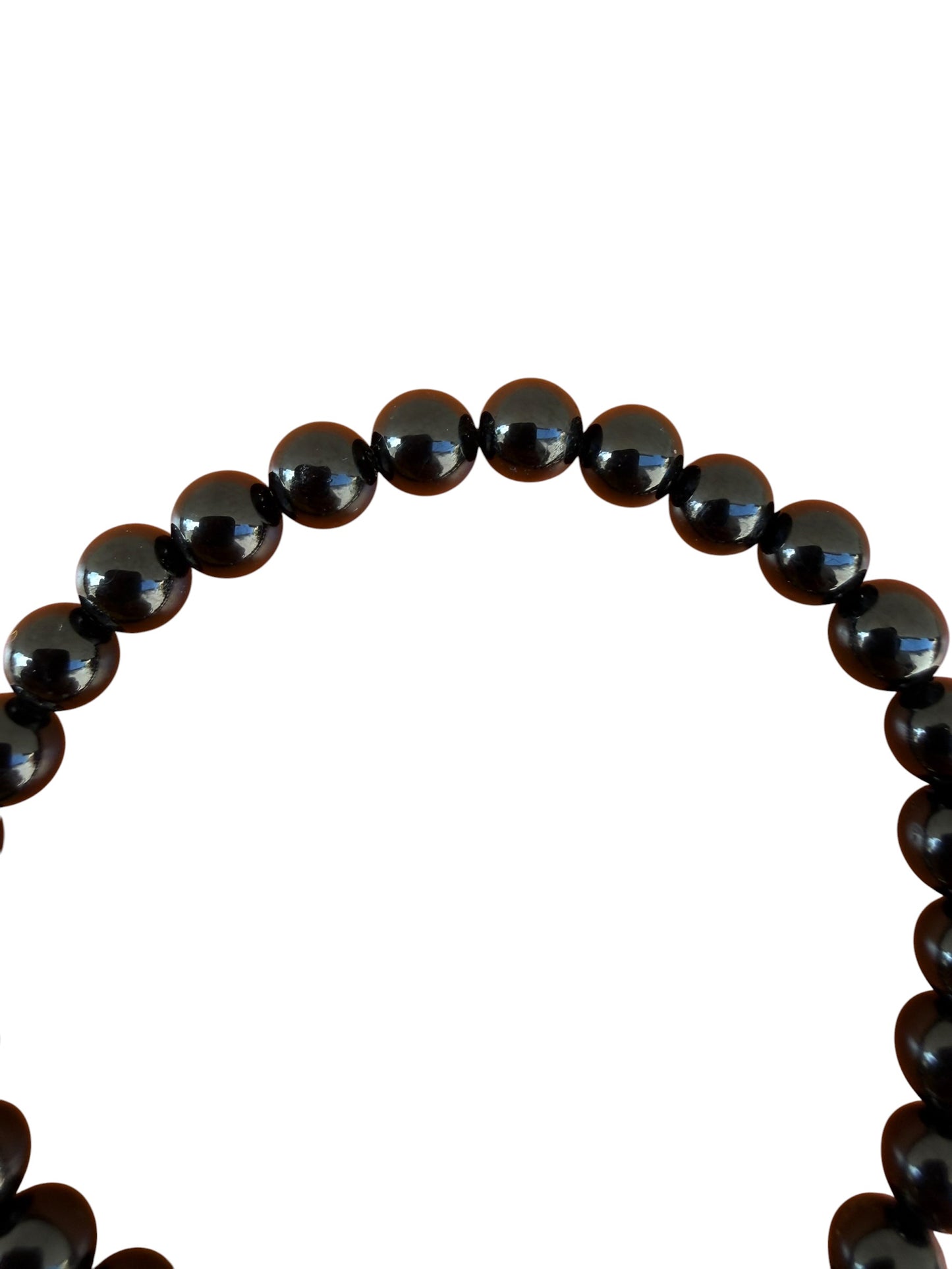 Chrome Hearts Babyfat Cross Link Onyx Bead Bracelet