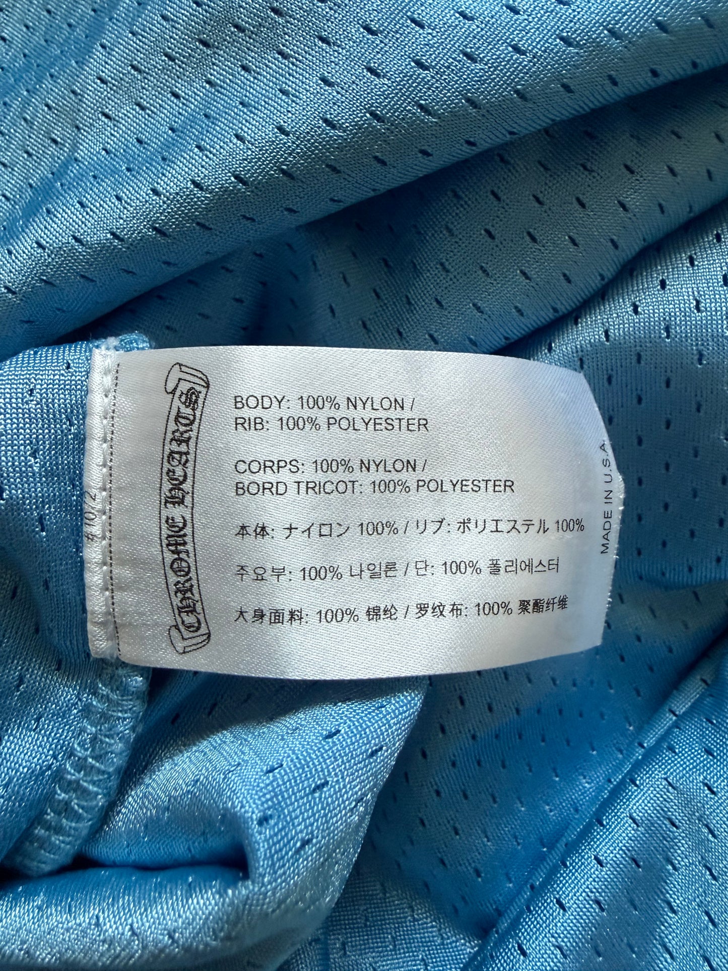 Chrome Hearts Stadium Mesh Short Sleeve Jersey
