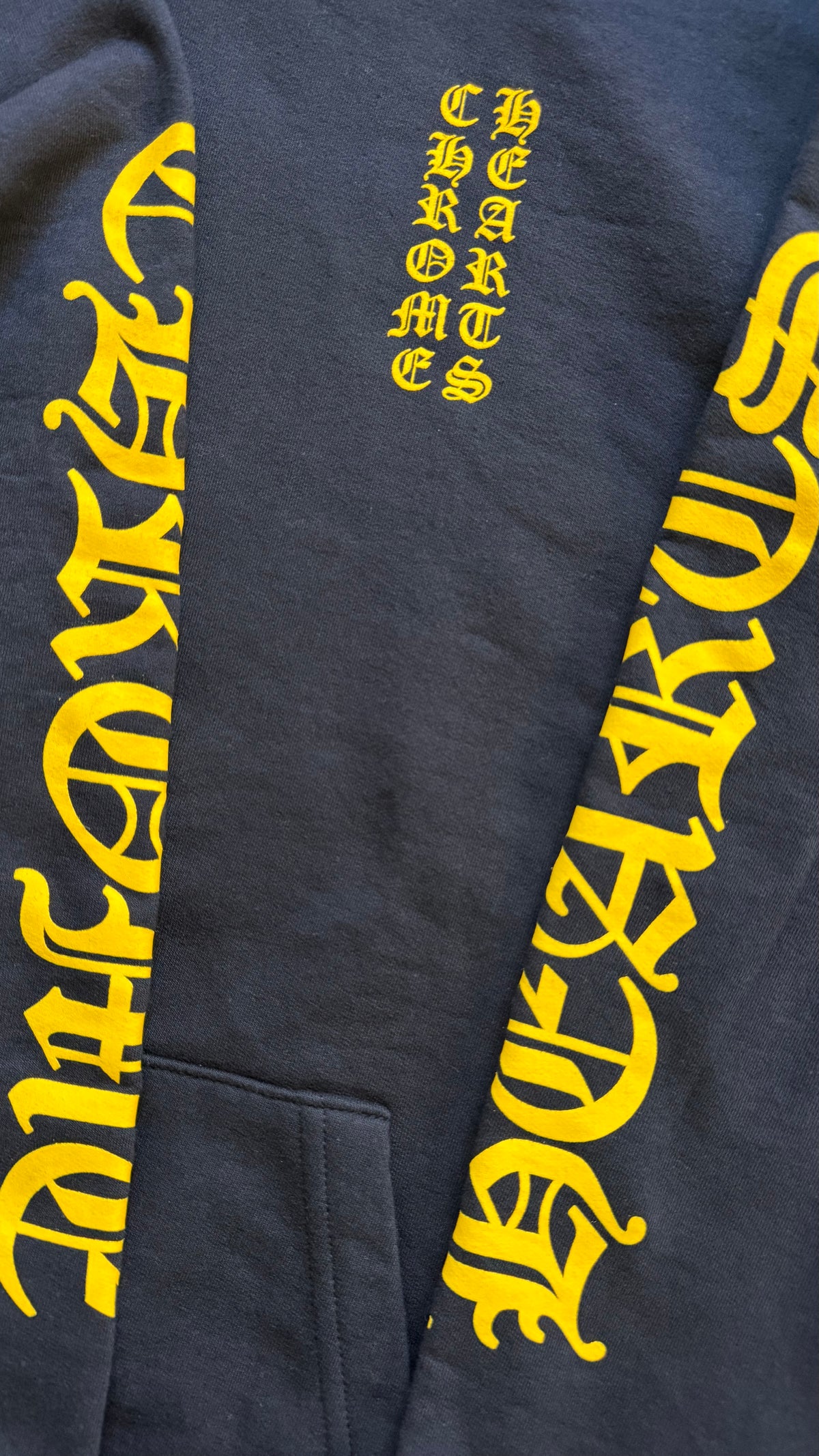 Chrome Hearts Vertical Script Logo Pullover Hoodie