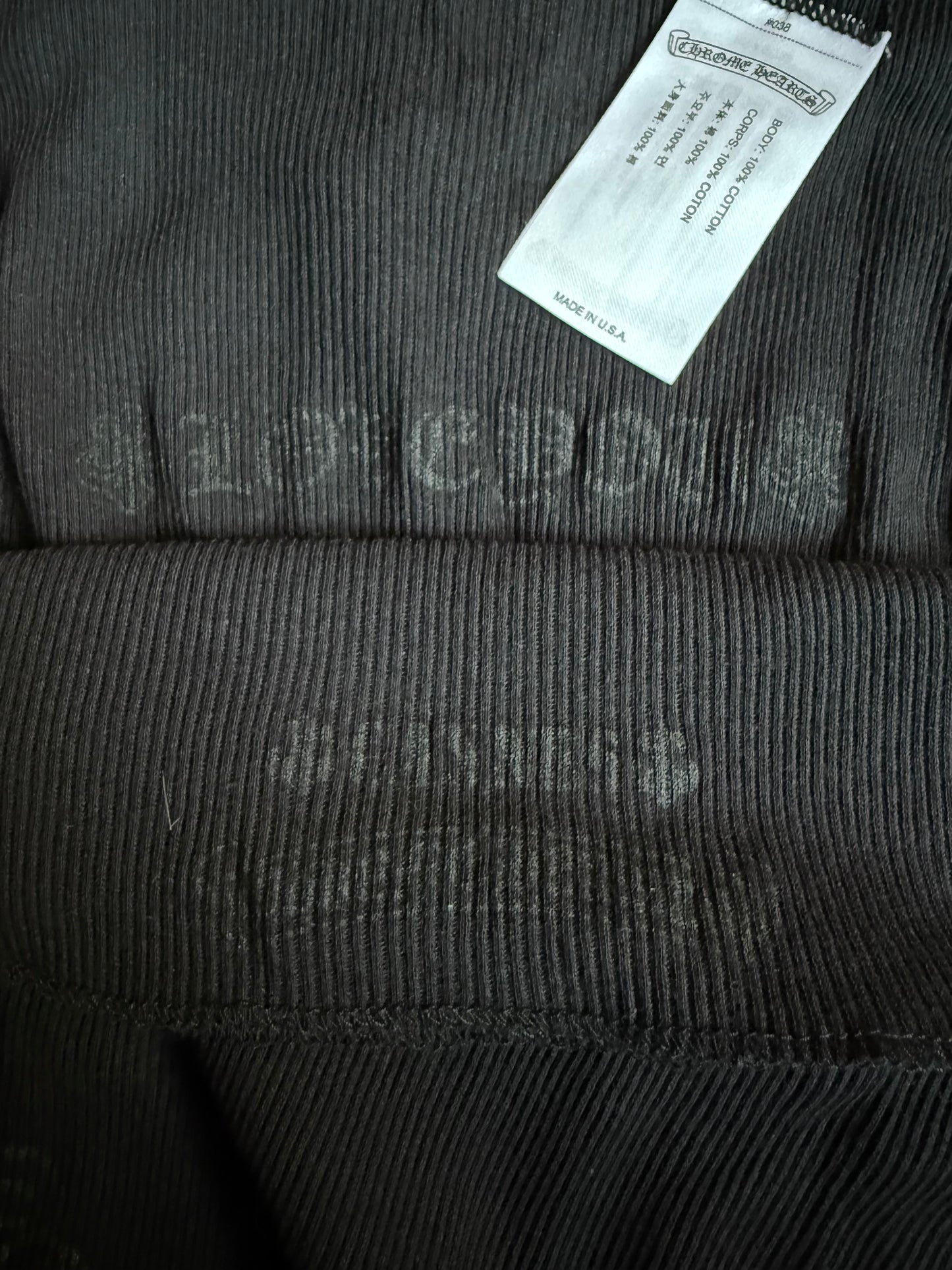 Chrome Hearts Cannes Limited Tank Top Black