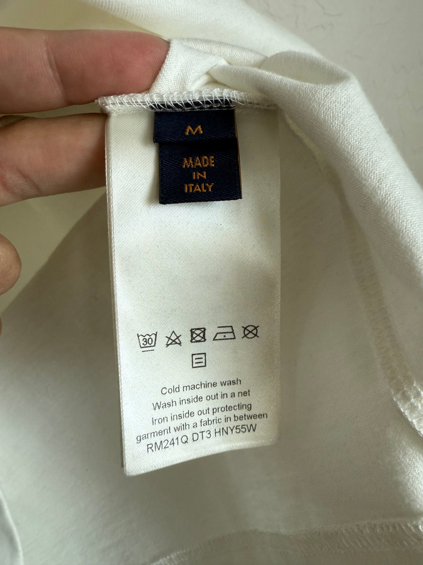 Louis Vuitton Embossed LV SS T-Shirt White