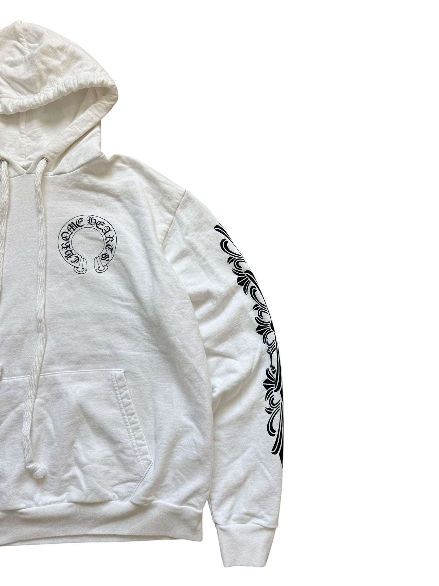 Chrome Hearts Horseshoe Floral Pullover Hoodie