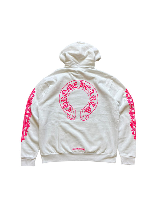 Chrome Hearts Floral Horseshoe Pullover Hoodie
