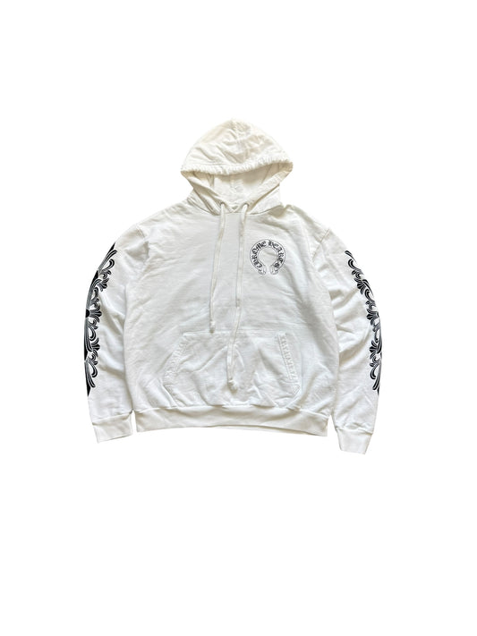 Chrome Hearts Horseshoe Floral Pullover Hoodie