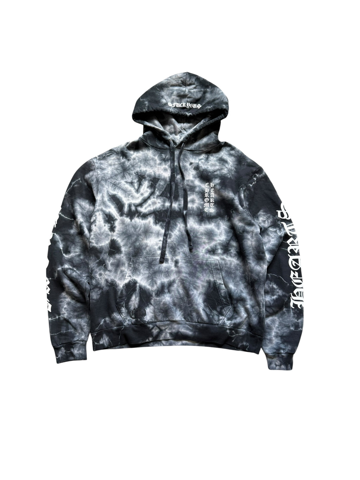 Chrome Hearts Tie Dye Horseshoe Pullover Hoodie