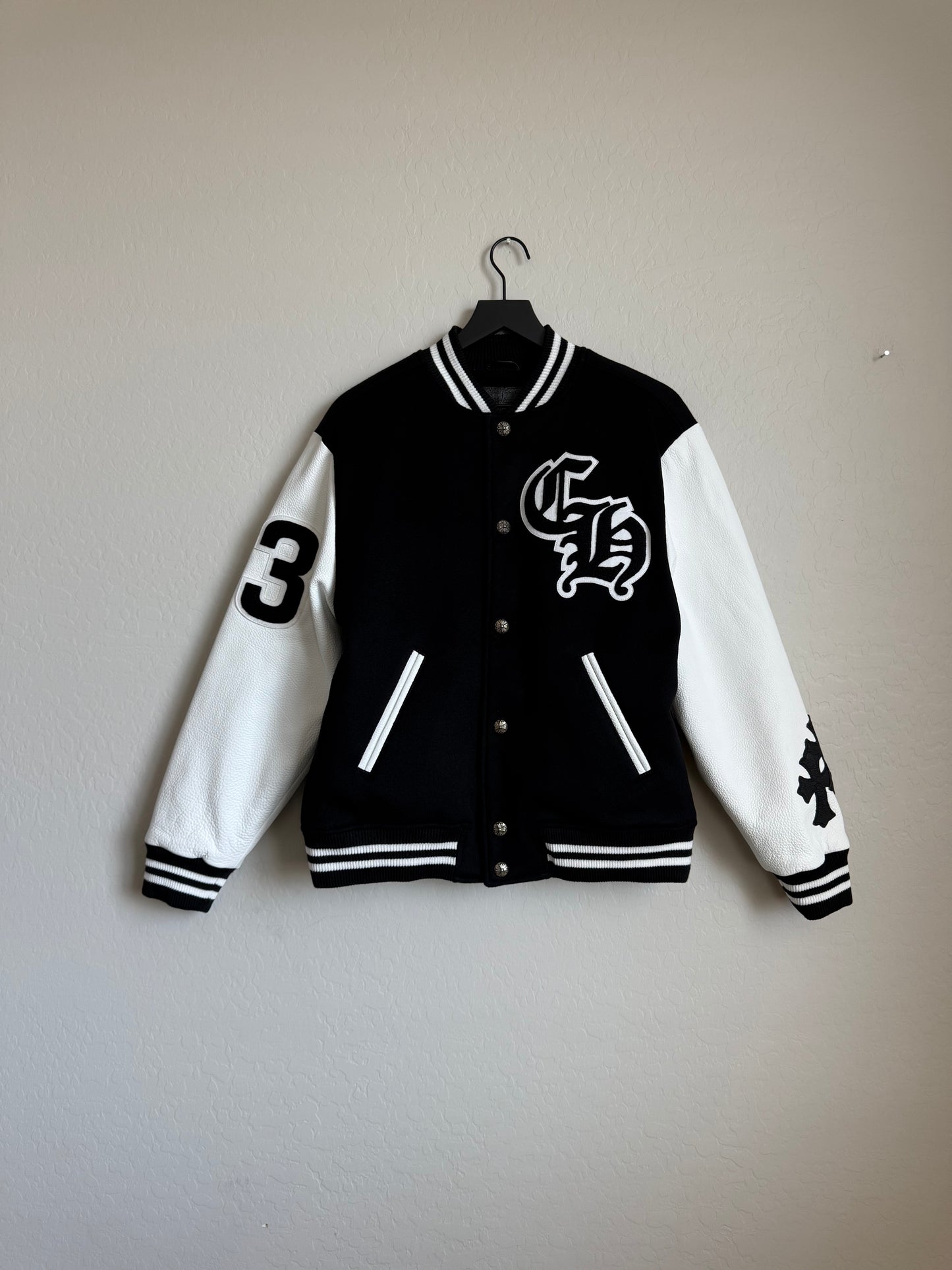 Chrome Hearts Varsity Jacket Black