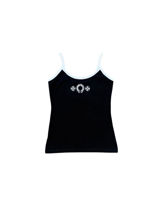 Chrome Hearts Roller Skates Horseshoe Tank Top