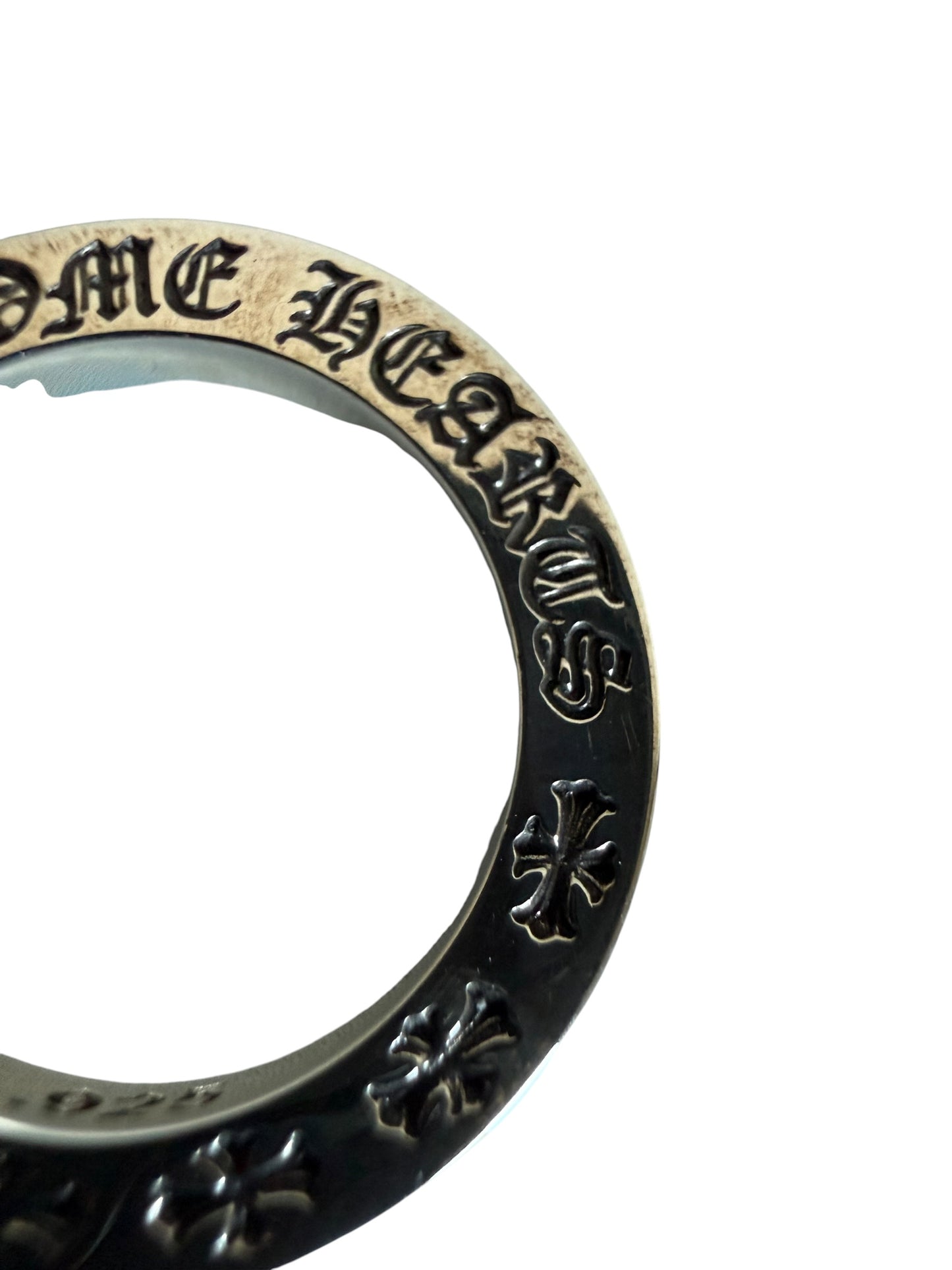 Chrome Hearts Malibu FU 3MM Spacer Silver Ring