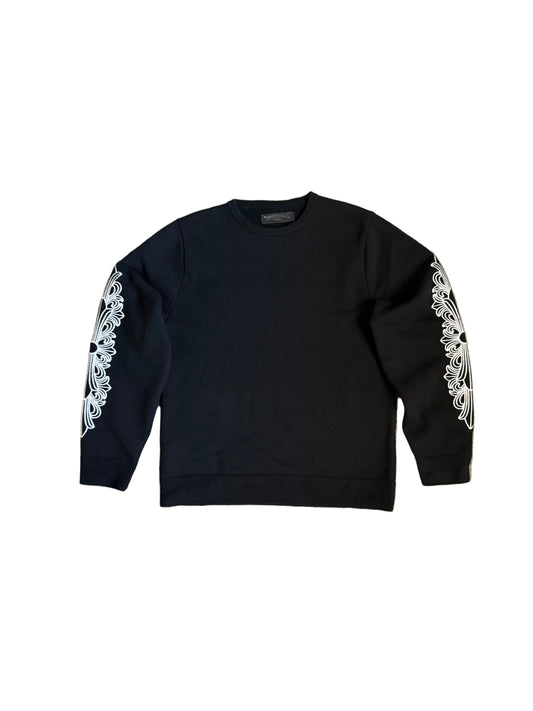 Chrome Hearts Cashmere Floral Crewneck Sweater