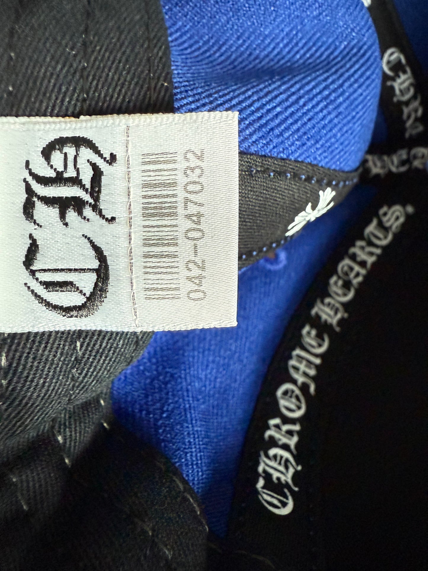 Chrome Hearts CH Logo Snapback Blue/White