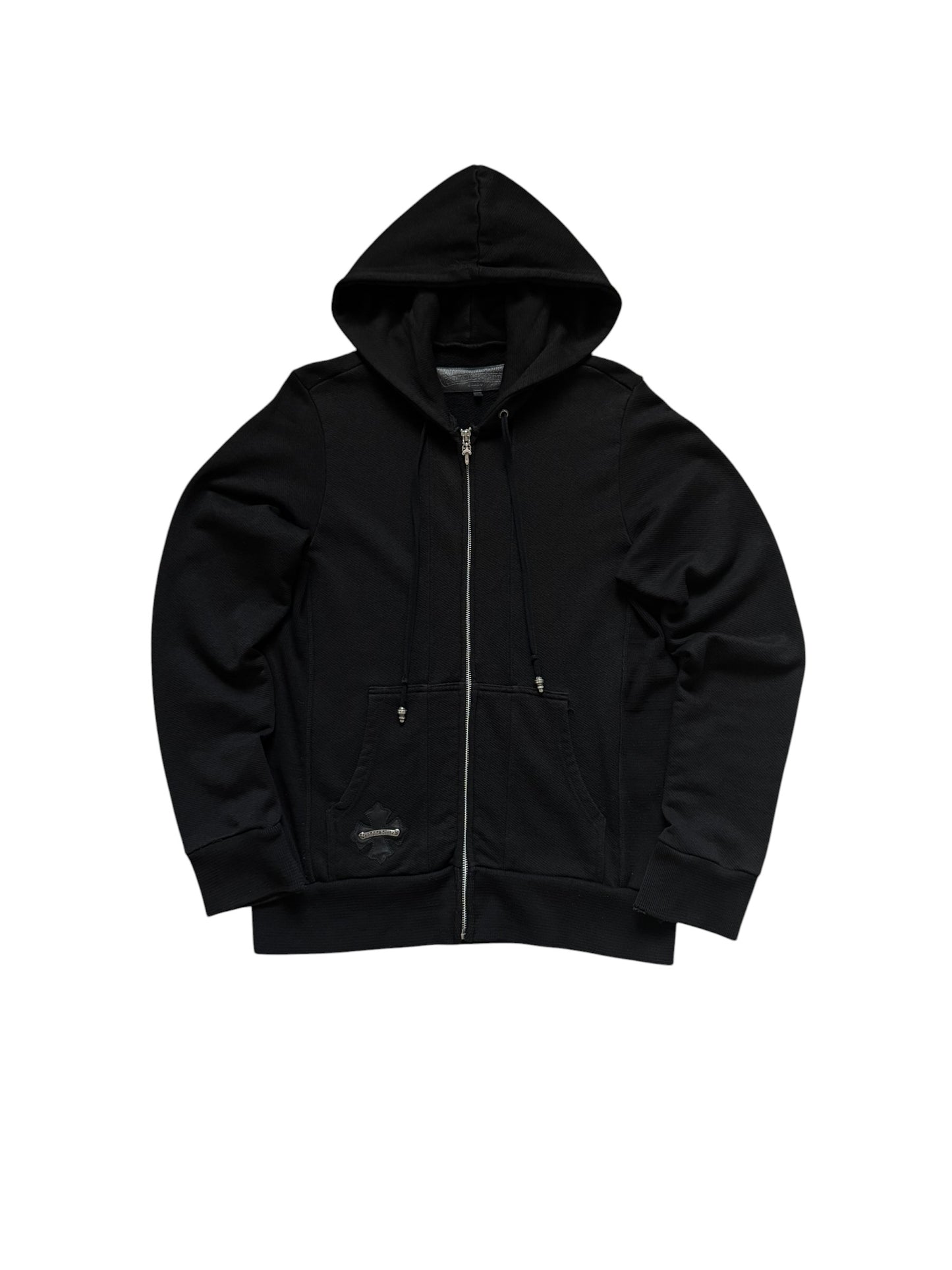Chrome Hearts Plus Patch Zip Up Vintage Hoodie