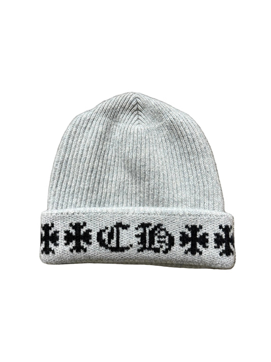 Chrome Hearts Big Daddy Cashmere Beanie Grey
