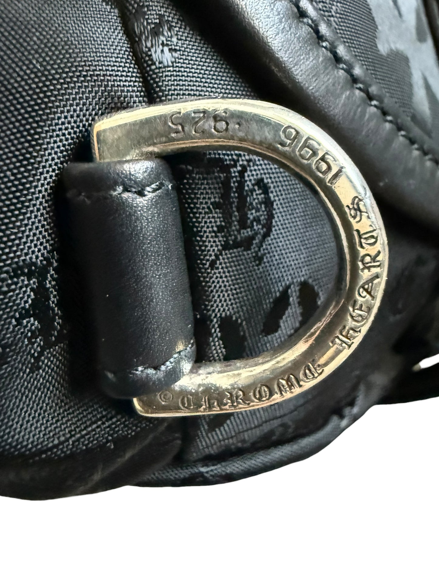 Chrome Hearts Mini Snat Bag Nylon Stencil Black