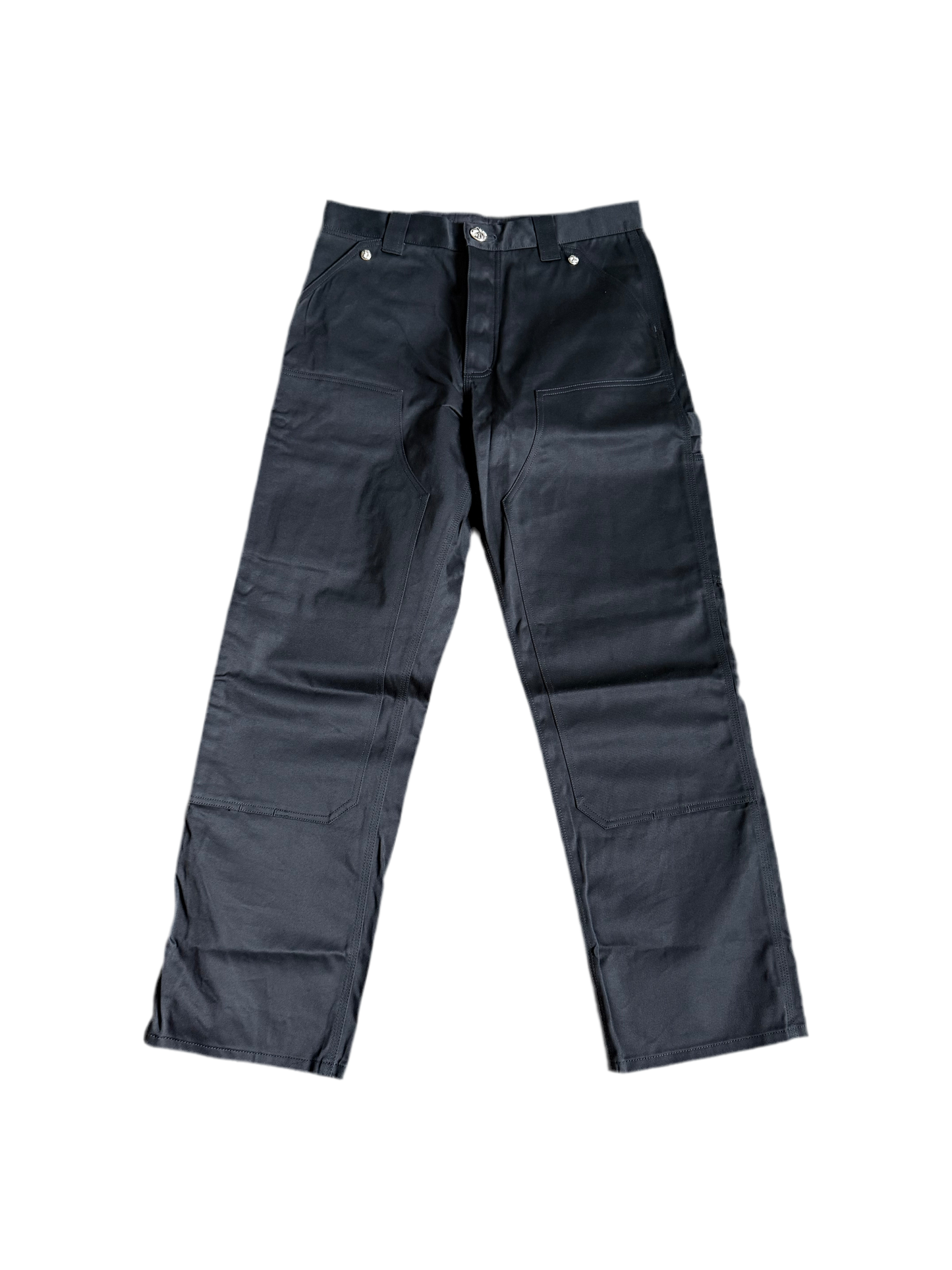 Chrome Hearts Double Knee Carpenter Pants Black Light
