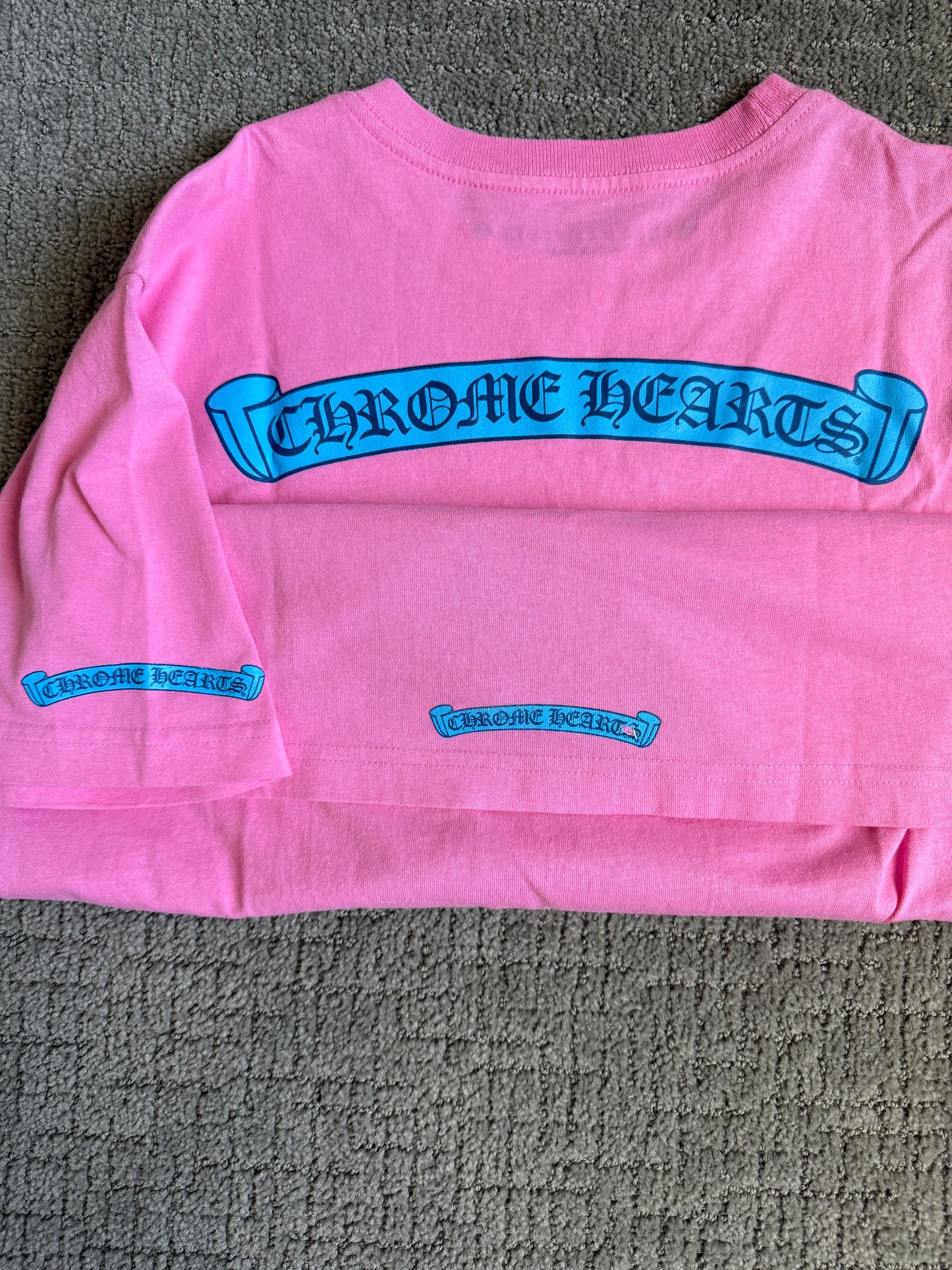 Chrome Hearts Matty Boy Scroll T-Shirt Pink