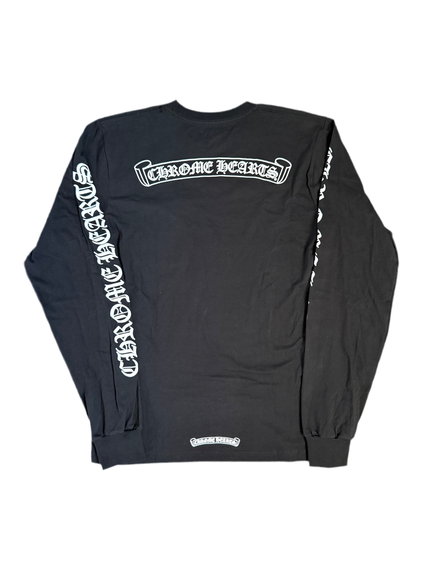 Chrome Hearts Scroll LS T-Shirt Black