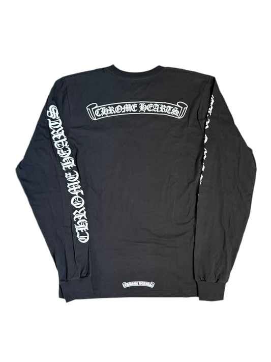 Chrome Hearts Scroll LS T-Shirt Black