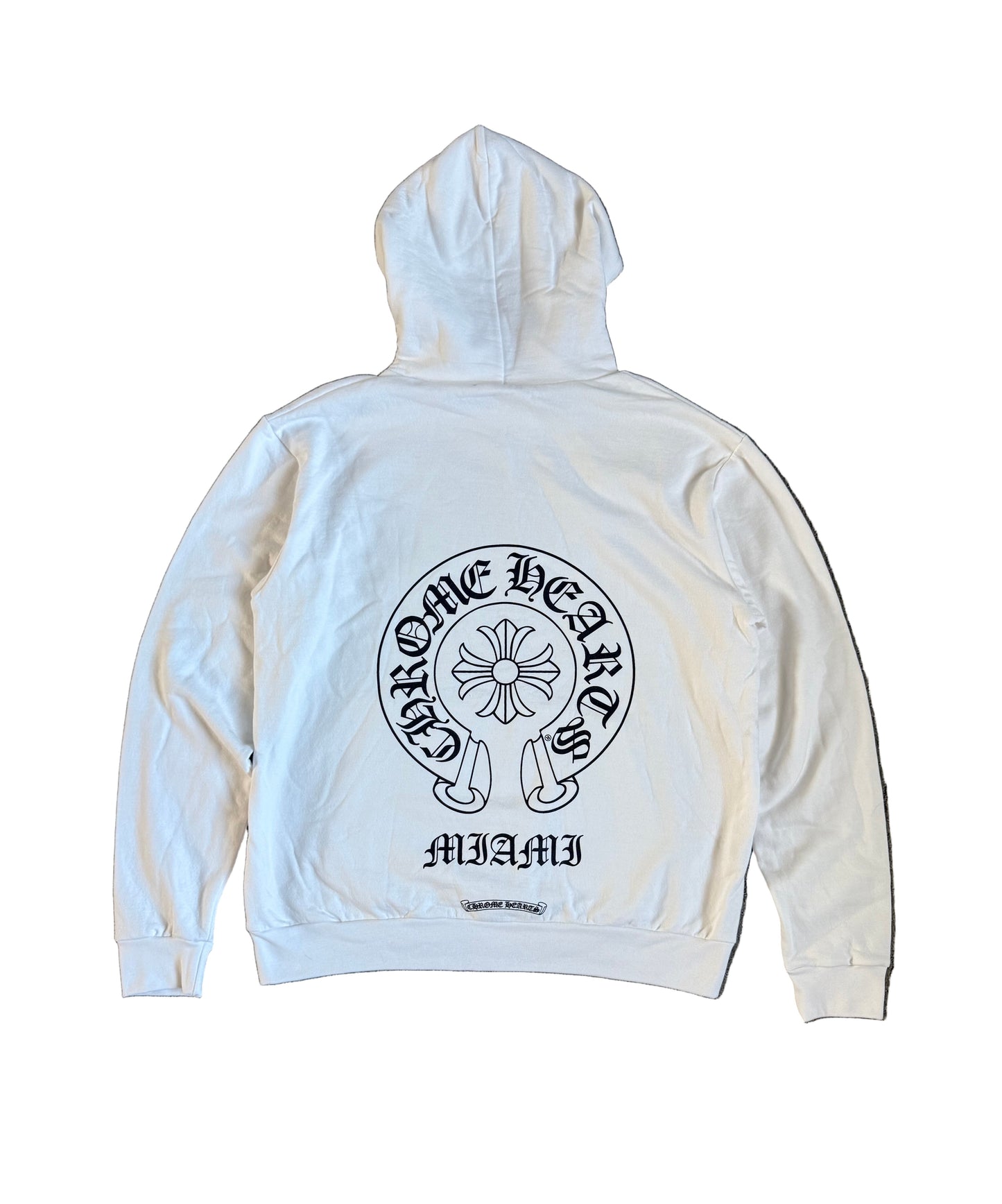 Chrome Hearts Miami Horseshoe Pullover Hoodie White