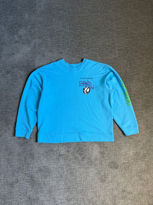 Chrome Hearts Matty Boy Brain New Sweatshirt Blue